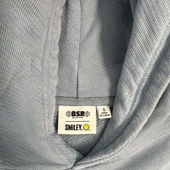 Samii Ryan Smiley® Oversized Hoodie, Blue - Picture 2 of 7